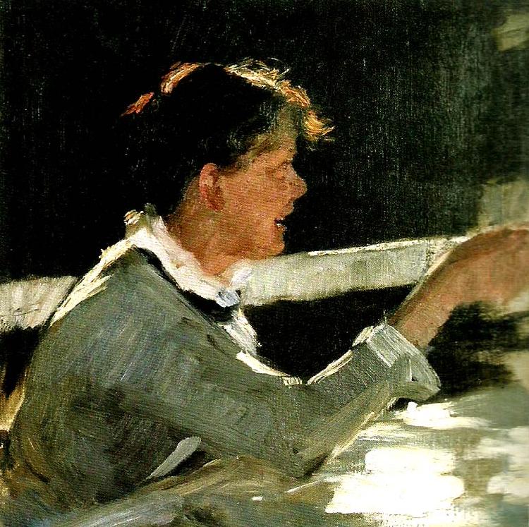 figurstudie av helene christensen, Peter Severin Kroyer